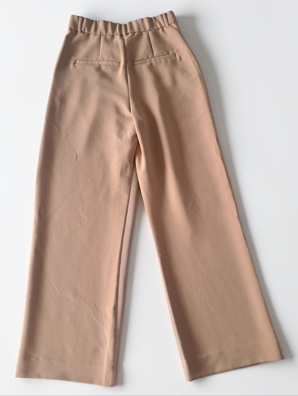 Abercrombie & Fitch Sloane Tailored Wide Leg Pant in Beige - Picture 3 of 15